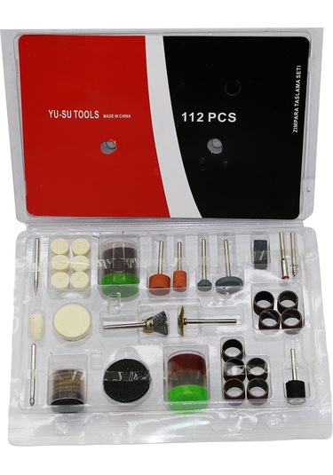 112 Parça Taşlama Fırçalama Seti