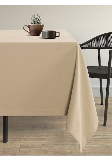 Kadife Dokulu Kum Beji Dertsiz Masa Örtüsü Kum Beji