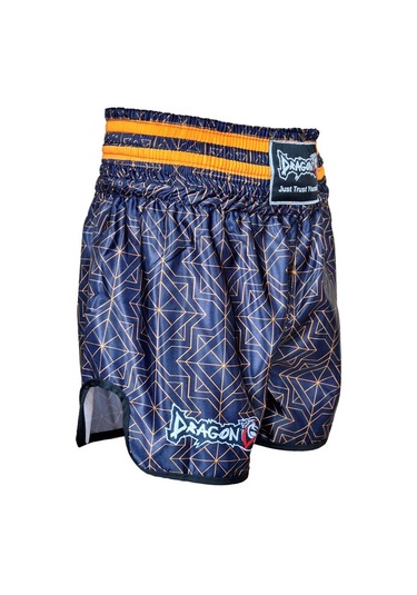 Dragondo Mt3405 Muay Thai Şortu Kick Boks Şortu Dijital Baskılı Antrenman Şortu Siyah