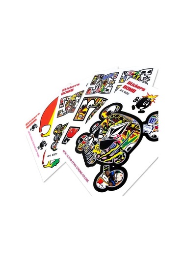 Araba Çıkartması - Sticker Bomb - 10 X 12 Cm - Siyah - Araba Özelleştirme - Yüksek Kalite