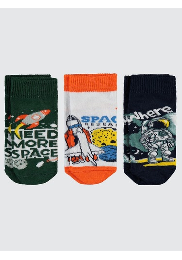Civil Boys Erkek Çocuk 3'lü Patik Çorap 2-12 Yaş