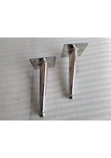 Demontepark Kanepe Ayağı Tv Ünitesi Ayağı Konik Ayak Metal Ayak(4 ADET)