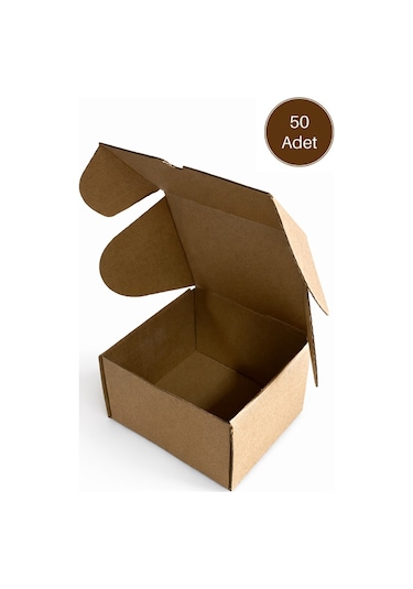 14x12x8 Cm E Dalga E-ticaret Karton Kutu , Kargo Kutusu 50 Adet 50 Adet