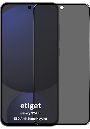 Samsung Galaxy Uyumlu S24 FE ”ESD” Hayalet Cam Ekran Koruyucu