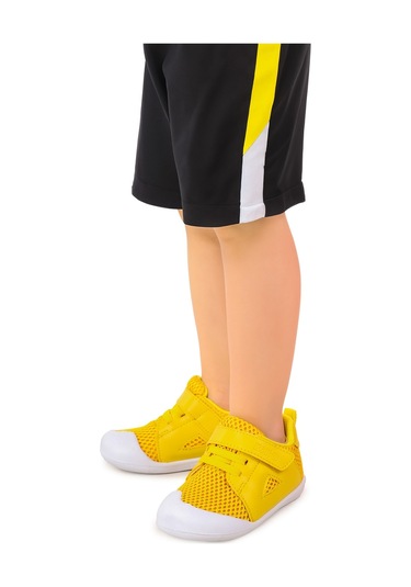 Kiko Kids Puppies Cırtlı Erkek Bebek İlk Adım Panduf Ayakkabı Sarı