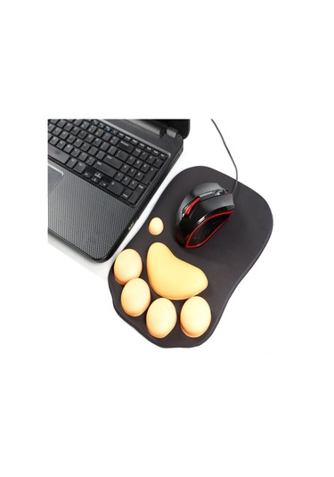 Hangfox Sevimli Kedi Pençesi Tasarımı, Ergonomik Bilek Destekli Kaymaz Mouse Pad