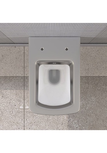 Lucco Loop Asma Klozet İçi Beyaz Dışı Platin