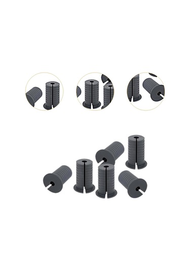 Homyl 6 Adet Kablo Yönlendirme Grommet& 39 İ Starlink Gri