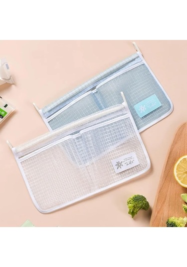 Kangvka Buzdolabı Kapısı Organizer Seti - 2 Adet Pp Ağızlı Çantalar - Gıda Depolama Ve Mutfak Düzenliği İçin Dayanıklı Tasarım Çok Renkli