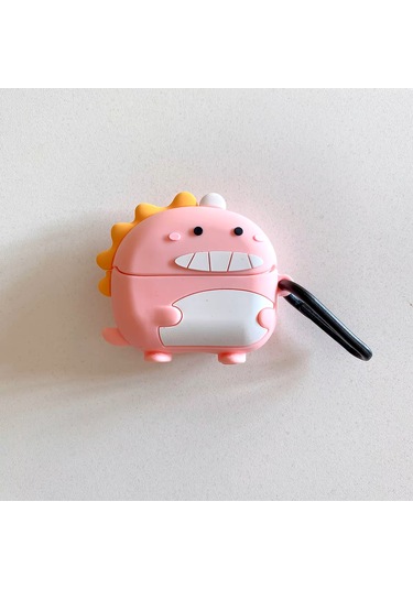 Samsung Galaxy Buds 3 / Galaxy Buds 3 Pro Uyumlu Figürlü Askılı Kılıf Pembe