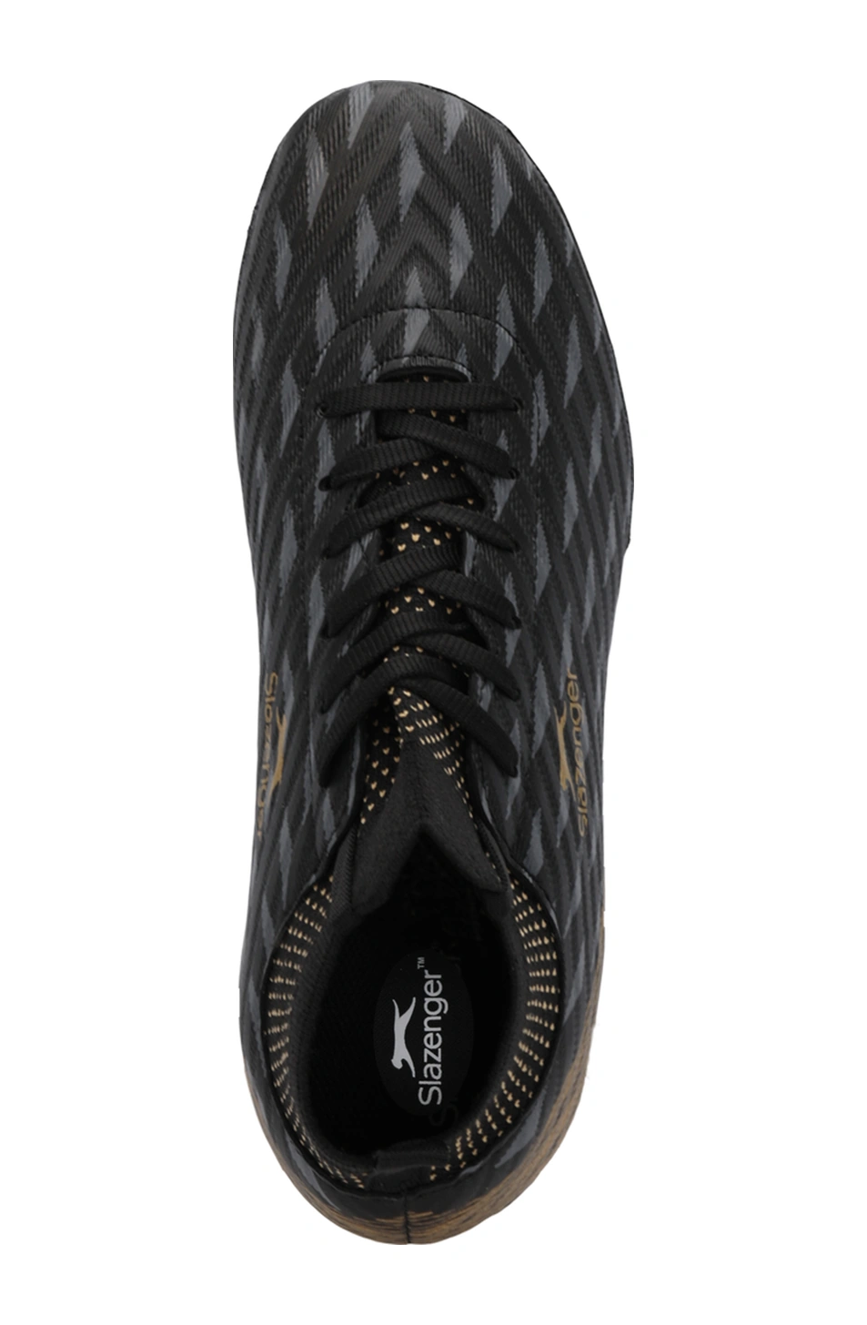 Slazenger Camılo Erkek Halı Saha Siyah Futbol Ayakkabısı Siyah