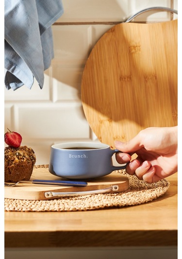 Emsan Brunch New Bone Kupa 320 ml Lacivert