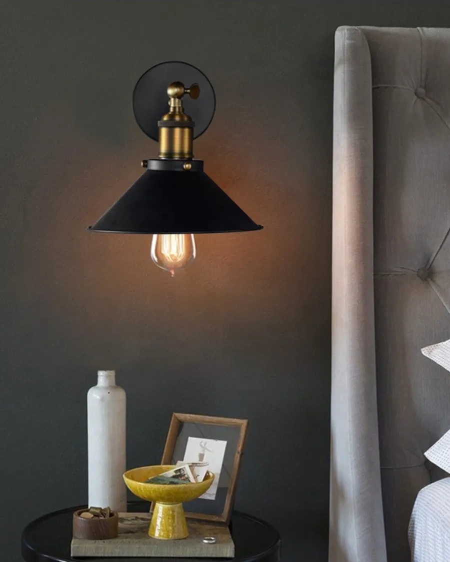 Sld Retro Duvar Tipi Led Lamba, Bra 263126832 Siyah