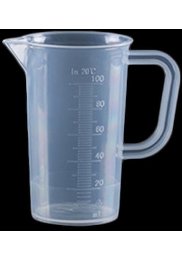 Jms Pişirme Kabı Sıvı Ölçüsü Jugcup Konteyneri İçin Şeffaf Plastik Dereceli Ölçüm Kabı 50ml 1