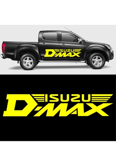 50 X 10 cm - Isuzu D-Max Sticker, Off Road Araba Sticker