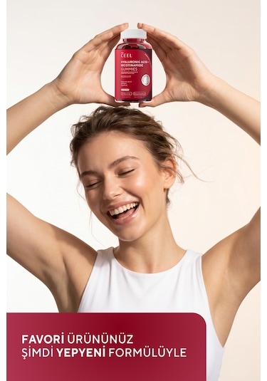 VitaCeel 2'li Cilt ve Saç & Tırnak Gummy Vegan Çiğnenebilir Vitamin