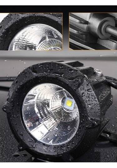 Hubstein 30w Yuvarlak Tek Ledli Sis Farı Off Road Çalışma Tekne L