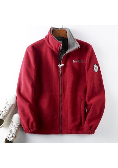 Snapbuy Erkek Polar Ceket Kırmızı