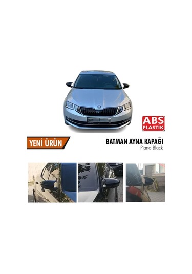 Skoda Superb Yarasa Ayna Kapağı Batman Parlak Siyah Piano Black