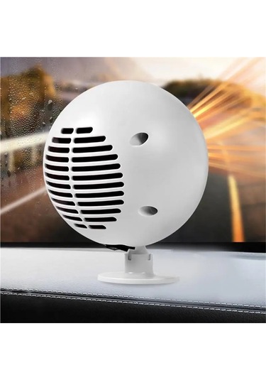 Jialan Oto Kaloriferi 12v Hızlı İsıtma Araba Fanı Buğu Çözücü