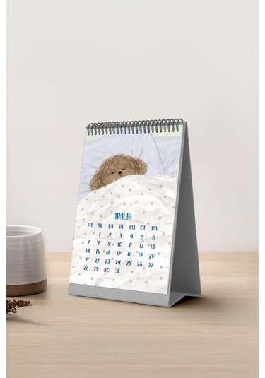 Köpek Tasarım 2026 Masa Takvimi Pytktkv026