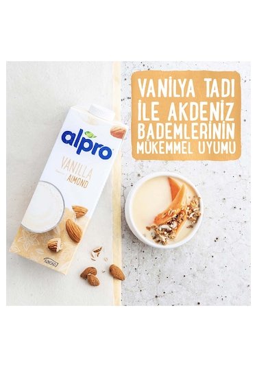 Alpro Vanilyalı Badem Sütü 1 L