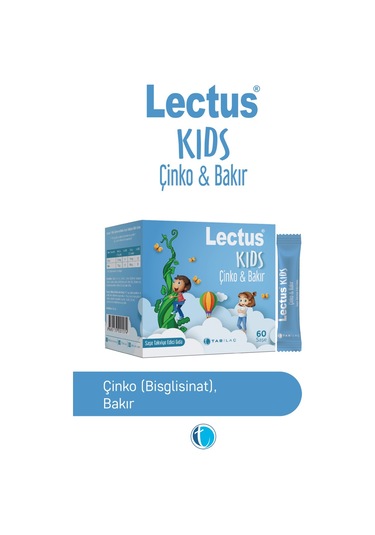 Lectus Kids Çinko Ve Bakır 60 Saşe