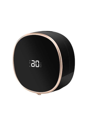 Ulzyvf Duvar Tipi Akıllı Köpük Sabunluk - Sensörlü Otomatik El Dezenfektan Makinesi Siyah Siyah