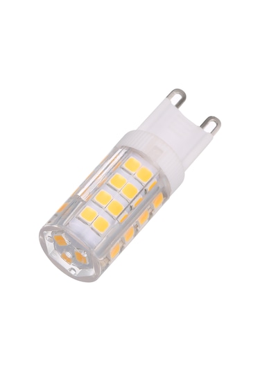 Ac220-240v 5w Led Mısır Ampulü 45w Halojen Ampul Eşdeğeri Yedek 400lm 5 Paket G9 Taban Tutucu Soket Sıcak Beyaz Masa Lambası Dolap Yatak Odası Oturma Odası Restoran Çalışma Odası