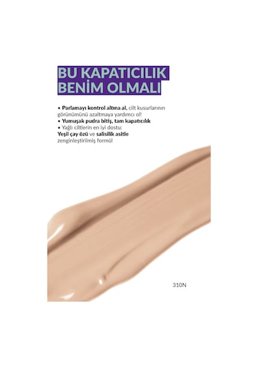 Avon Color Trend Mat Fondöten 31n Medium Beige