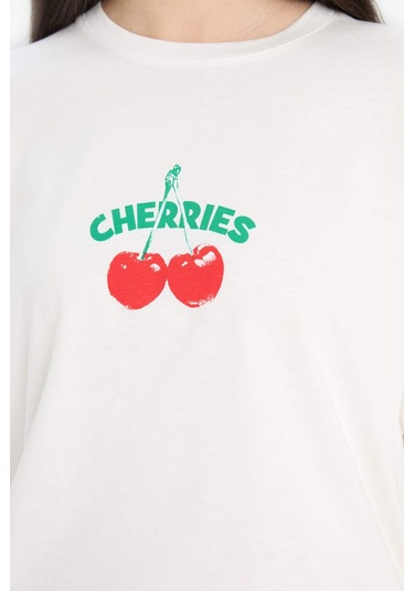 DeFacto Regular Fit Pijama Takımı Kısa Kollu Baskılı Üst Esnek Belli Şort-Fall in Love F1958AX25SPRD227 DeFacto Regular Fit Pijama Takımı Kısa Kollu Baskılı Üst Esnek Belli Şort-Fall in Love F1958AX25SPRD227