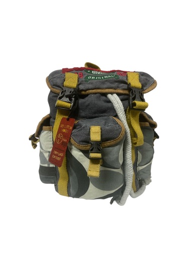 Kaliteli Tek Gözlü Vintage Disayn Unisex Sırt Günlük Okul Gezi Kamp Trekking Çantası Kc Ahtapot Bag Gri Kaliteli Tek Gözlü Vintage Disayn Unisex Sırt Günlük Okul Gezi Kamp Trekking Çantası Kc Ahtapot Bag Gri