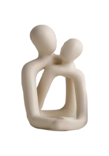 Ev Dekorasyonu İskandinav Tarzı Çift Heykeli Çift Estetik Oda Dekoru Sevgililer Günü