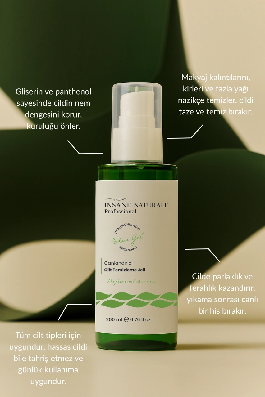 Insane Naturale Arındırıcı Ve Canlandırıcı Yüz Temizleme Jeli 200 ML