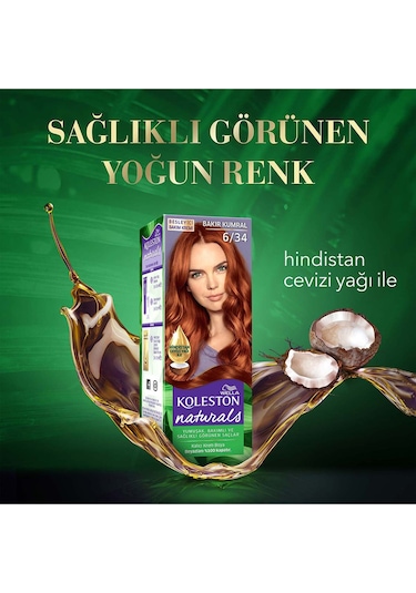 Koleston Naturals Boya 6/34 Bakır Kumral