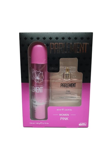 Parlement Pink Gift Set Kadın Parfüm EDT 50 ML + Deodorant 150 ML
