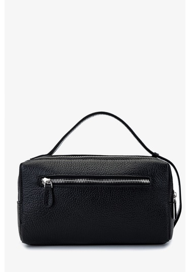 Valmenti Erkek Hakiki Deri Siyah Floter El Çantası 898 1362 Erk Cnt Y25 Sıyah Fltr Siyah