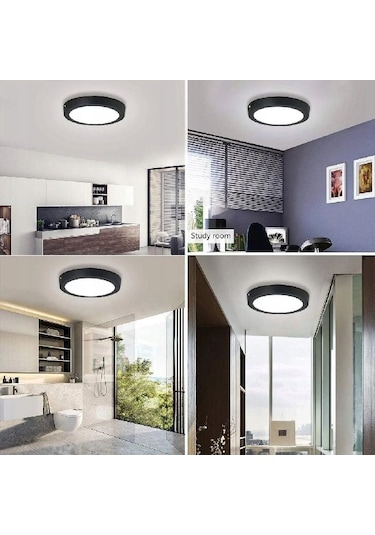 Cata 30w Siva Üstü Panel Led Yuvarlak Ct-5238 Beyaz Isik Siyah