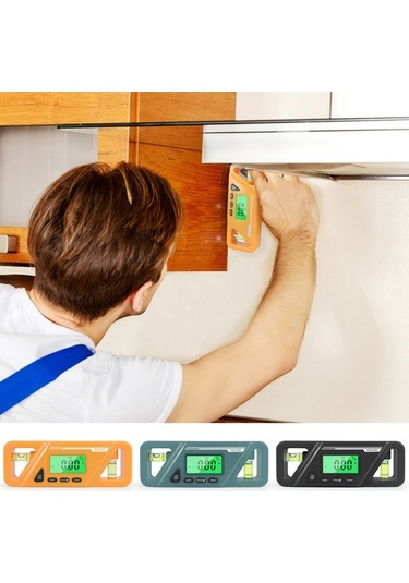 Novahub Dijital Açı Ölçer - Manyetik, Lcd Ekranlı, 360 Ölçüm - Hızlı Ve Hassas