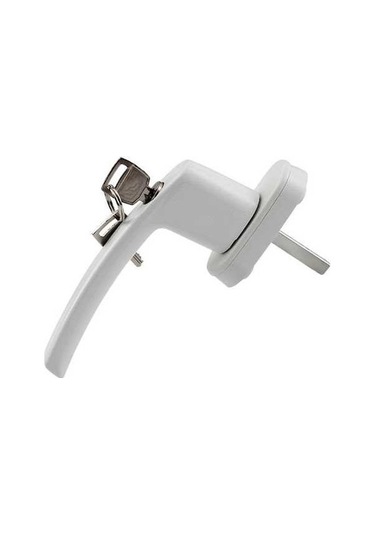 Pazly Alüminyum Pencere Kolu Kilit Yuvarlak Kolu - Çinko Alaşım - Ergonomik Tasarım - Kullanımı Kolay