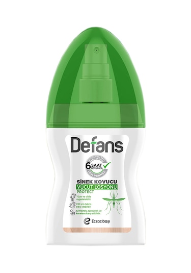Defans Protect 6 Saat Boyunca Sinek Kovucu Vücut Losyonu 100 ML
