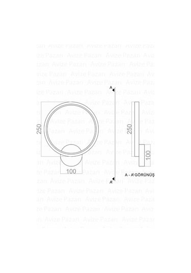 Konda Led Duvar Aplik Ve Lidli Aplik Çok Renkli