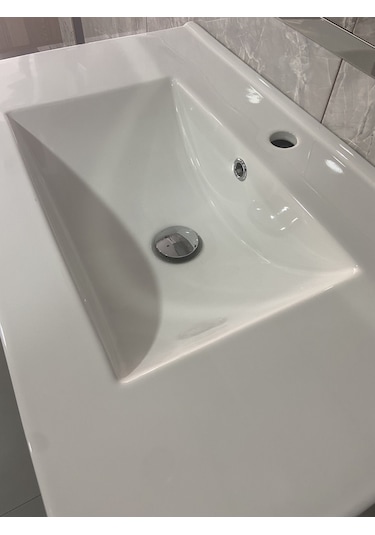 Decorus Banyo Dolabı 75 CM Calacatta Çok Renkli