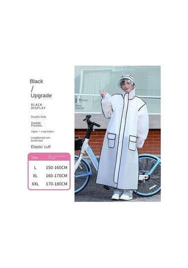Erkekler Ve Kadınlar İçin Yeni Yağmurluklar Yağmur Fırtınası Kalınlaşmış Uzun Tam Vücut Yetişkin Bisiklet Yürüyüş Elektrikli Araç Yağmur Panço Siyah Erkekler Ve Kadınlar İçin Yeni Yağmurluklar Yağmur Fırtınası Kalınlaşmış Uzun Tam Vücut Yetişkin Bisiklet Yürüyüş Elektrikli Araç Yağmur Panço Siyah
