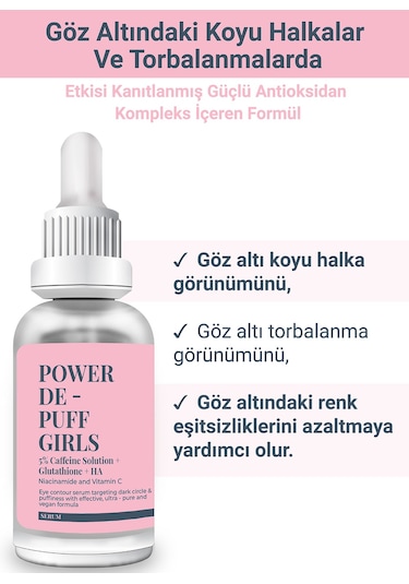 She Vec Göz Altındaki Halkalar &Torbalanmalarda Etkisi Kanıtlanmış Antioksidan Formül 30 ML