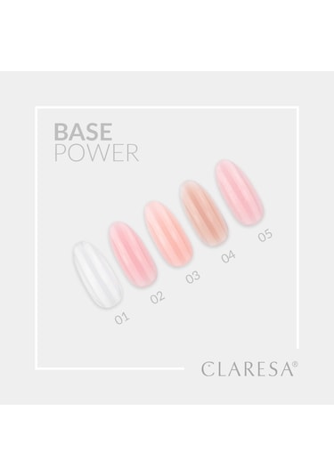 Claresa Renkli Power Base Coat Nude Simli Pembe 05 - 5g