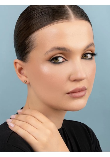 Veronika 925 Ayar Gümüş Çiçekli Küpe Çivileri 37405685 Altın