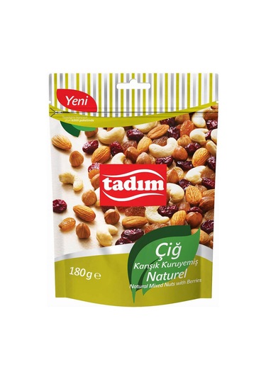 Tadım Naturel Çiğ Karışık Kuruyemiş 180 G