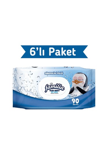 Familia Mineralin İyiliği Islak Havlu Mendil 90x6 540 Yaprak