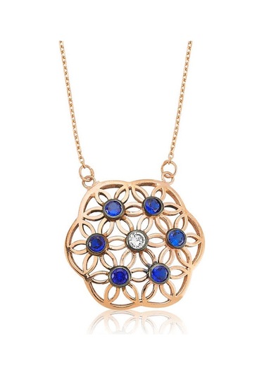 Himarry 925 Ayar Gümüş Yaşam Çiçeği Kadın Gümüş Kolye